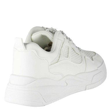 ZAPATILLAS MUJER TAKONES CASUALES BLANCO WALKER - 4