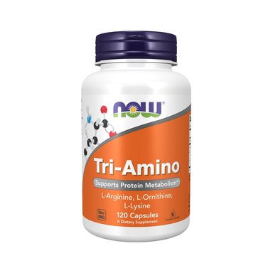 AMINOÁCIDO NOW FOODS TRI AMINO 120 CAPS - 1