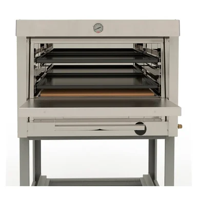 HORNO INDUSTRIAL 1 CAMARA 58X65 CM. GLP 6EA151R | Acero - 3