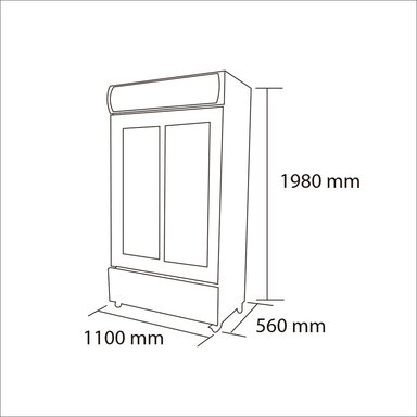 VISICOOLER 800 LT. LG-800S - 4