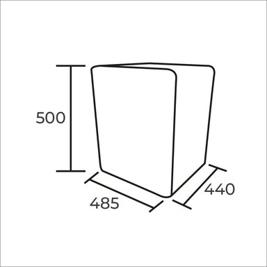FRIGOBAR RETRO 47LT. BLANCO HS-65LB - 2