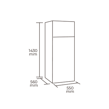REFRIGERADOR FRIO DIRECTO 205 LT. DF2-285 - 5