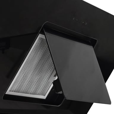 CAMPANA VIDRIO NEGRO CONTROL TOUCH 90CM - 3