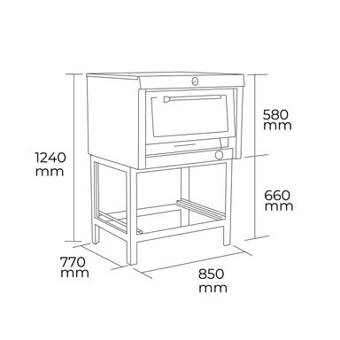 HORNO INDUSTRIAL ECO (GLP) 6EA105R - GAS LICUADO - 6