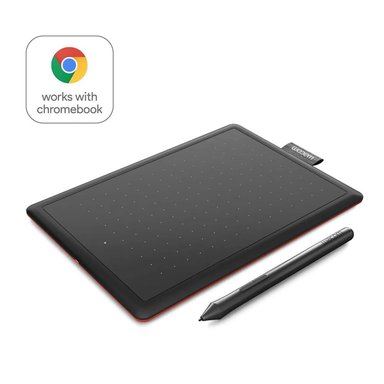 TABLETA DIGITALIZADORA ONE BY WACOM CTL472K1A SMALL ROJA - 2