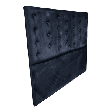 RESPALDO MUEBLES RIMAR A PISO 2 PLAZAS FELPA NEGRO - 2