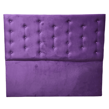 RESPALDO MUEBLES RIMAR A PISO 2 PLAZAS FELPA MORADO - 1