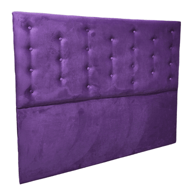 RESPALDO MUEBLES RIMAR A PISO 2 PLAZAS FELPA MORADO - 2