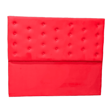 RESPALDO MUEBLES RIMAR A PISO 2 PLAZAS FELPA ROJO - 1