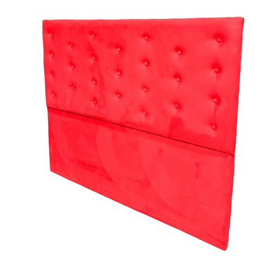 RESPALDO MUEBLES RIMAR A PISO 2 PLAZAS FELPA ROJO - 3