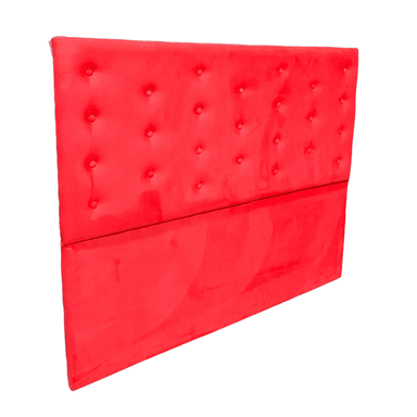RESPALDO MUEBLES RIMAR A PISO 2 PLAZAS FELPA ROJO - 5