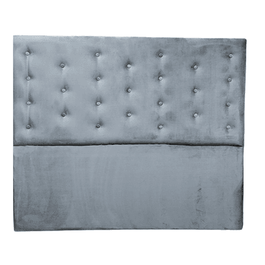 RESPALDO MUEBLES RIMAR A PISO 2 PLAZAS FELPA GRIS CLARO - 1