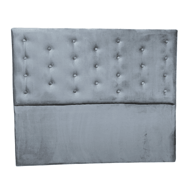 RESPALDO MUEBLES RIMAR A PISO 2 PLAZAS FELPA GRIS CLARO - 4
