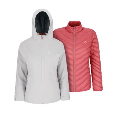 PARKA 3 EN 1 SKADA MUJER GRIS CLARO DOITE - 1