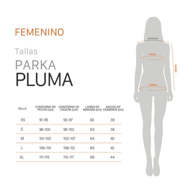 PARKA PLUMA EPOK NEGRO MUJER DOITE - 8