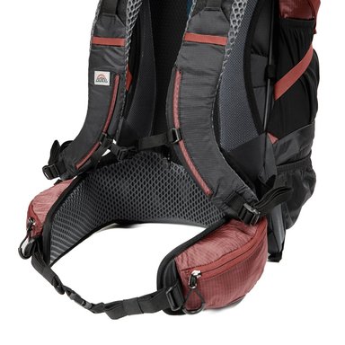 MOCHILA ACCION PHANTOR 42 LITROS ROJO OSCURO DOITE - 9