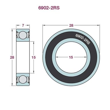 RODAMIENTO 6902 2RS /AOF - 1