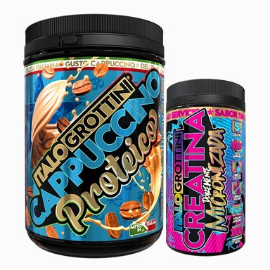 CAPPUCCINO PROTEICO ITALO GROTTINI POLVO + CREATINA 40 SV SIN SABOR - 1