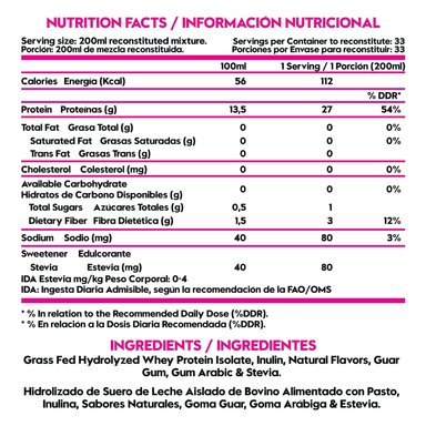 PROTEINA ITALO GROTTINI HIDROLIZADA PIE LIMON POLVO 2.3 LB + CREATINA 40 SV MANGO MARACUYA - 2