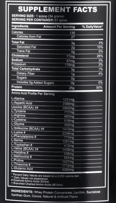 PROTEÍNA KIFFER LABS 100% WHEY PERFOMANCE - KIFFER - 5LB - SIN LACTOSA - 2