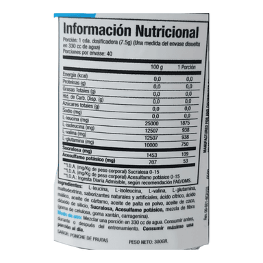 PACK BEST BPI SPORT BCAA 80 SERVICIOS ARCTIC ICE - 2