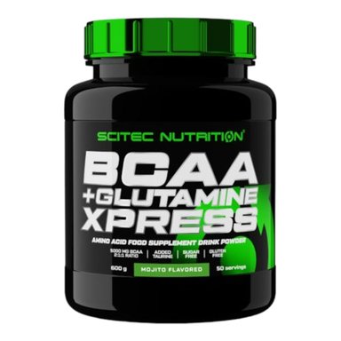 AMINOACIDO SCITEC NUTRITION BCAA + GLUTAMINA XPRESS 600GR 50SV LIMON - 1