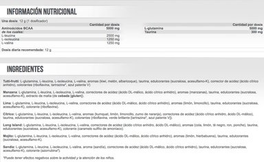 AMINOACIDO SCITEC NUTRITION BCAA + GLUTAMINA XPRESS 600GR 50SV LIMON - 2