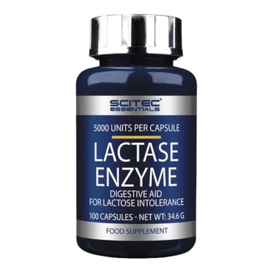 SUPLEMENTO ALIMENTICIO SCITEC NUTRITION ENCIMA LACTASA 100 CAPSULAS - 1