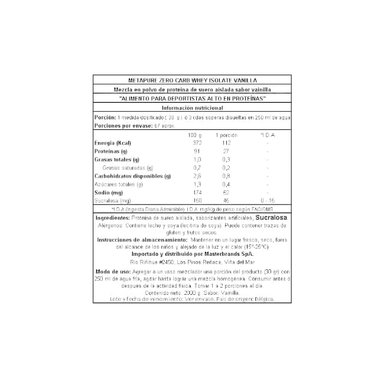 PROTEÍNA QNT METAPURE ISO WHEY ZERO VAINILLA 2KG - 2