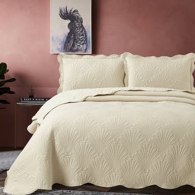 QUILT SHERPA PARIS LISO CRUDO 2 PLAZAS - 5