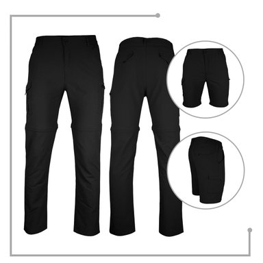 PANTALÓN TREKKING REGULAR FIT HOMBRE ANDESLAND OUTDOOR APPAREL NEGRO UPF50 DESMONTABLE ANDESLAND - 7