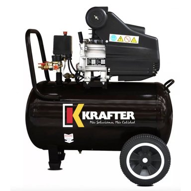 COMPRESOR AIRE PORTÁTIL 50LTS 2,5HP KRAFTER 220V - 1