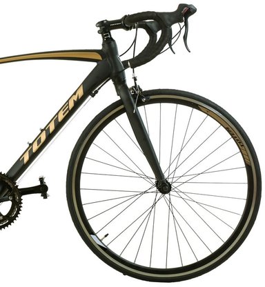 BICICLETA DE RUTA TOTEM ARO 700C SINCLAIR 700C NEGRO CAFE - 4