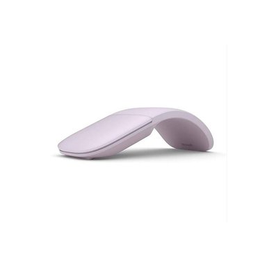 MOUSE INALAMBRICO MICROSOFT ARC DISEÑO PLEGABLE Y ERGONOMICO CONEXION BLUETOOTH COLOR VIOLETA CLARO - 1