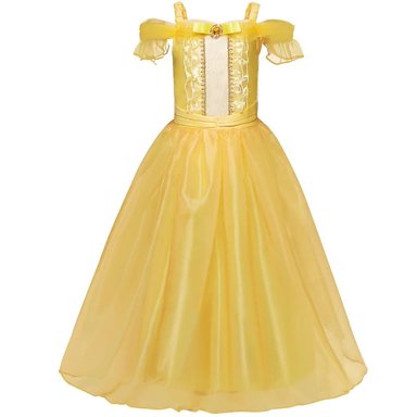 DISFRAZ PRINCESAS BELLA NIÑA DISNEY LA BELLA Y LA BESTIA - 5
