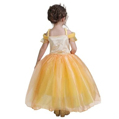 DISFRAZ PRINCESAS BELLA NIÑA DISNEY LA BELLA Y LA BESTIA - 6