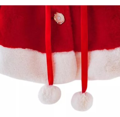DISFRAZ INFANTIL ABRIGO CAPA NAVIDEÑO PASCUERO - 3