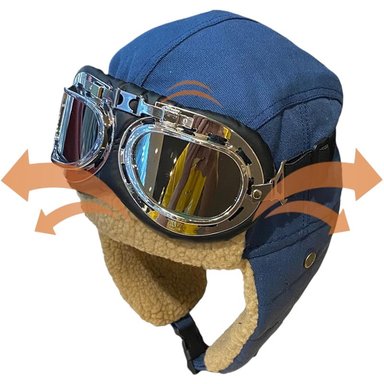 GORRO DISFRAZ AVIADOR CLASICO - 3