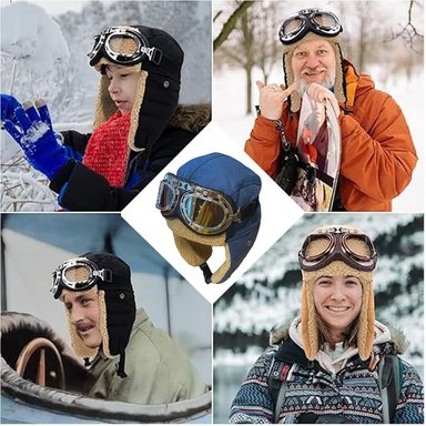 GORRO DISFRAZ AVIADOR CLASICO - 4