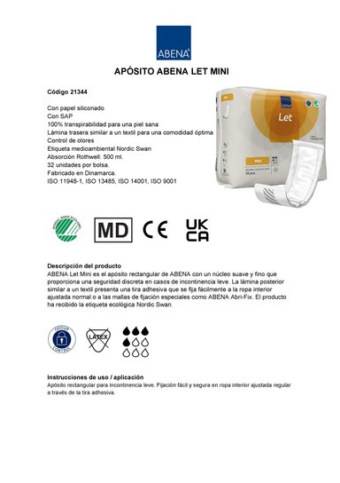 APÓSITO ABENA LET MINI (EX ABRILET MINI 30217) - 3