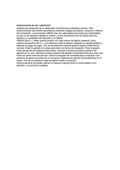 APÓSITO ABENA ANATÓMICO SAN 8 (EX ABRISAN Nº10 9382) - 4
