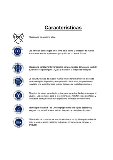 APÓSITO ABENA ANATÓMICO SAN 8 (EX ABRISAN Nº10 9382) - 6