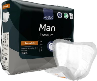 APÓSITO ABENA DE INCONTINENCIA MASCULINO MAN FORMULA 2 (EX MAN FORM 2 17163) - 1