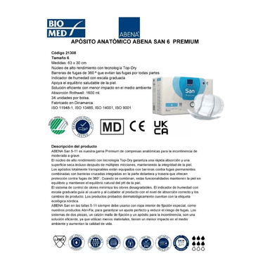 PAÑALES PARA ADULTO ABENA 6 PREMIUM 102 UNID - 3