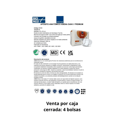 PAÑALES PARA ADULTO ABENA 8 PREMIUM 88 UNID - 3