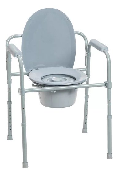 SILLA BAÑO INODORO WC PORTÁTIL PLEGABLE DUCHA DRIVE MEDICAL - 1