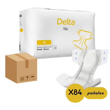CAJA PAÑALES ADULTOS ABENA DELTA SLIP S1, 1100ML, 84 UNIDADES - 1