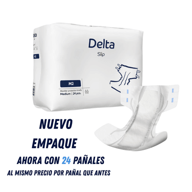 CAJA PAÑALES ADULTOS ABENA DELTA SLIP M2, 2200ML, 96 UNIDADES - 3