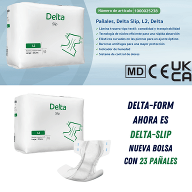 CAJA PAÑALES ADULTO ABENA DELTA SLIP L2, LARGE, 2700ML. 92 UNIDADES. - 3