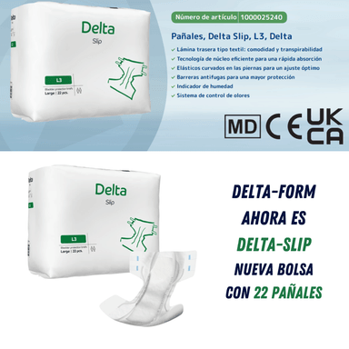 CAJA PAÑALES ADULTOS ABENA DELTA SLIP L3, 3200ML. 88 UNIDADES - 4